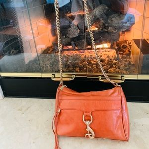 Classic Orange Rebecca Minkoff Cross Body Bag!